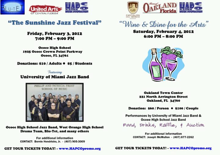 HapCo Music Foundation Feb Event FLyer