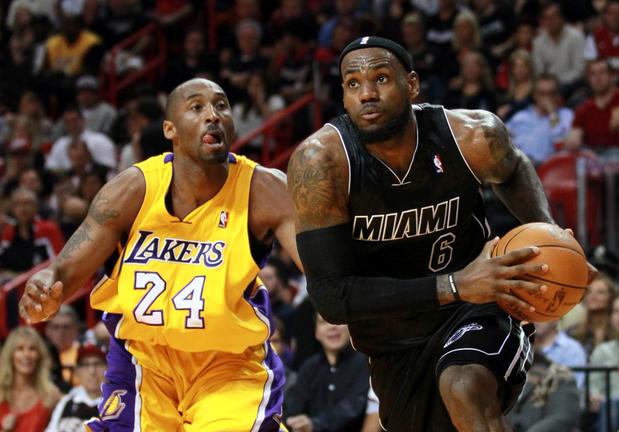 LeBron owns night against Kobe