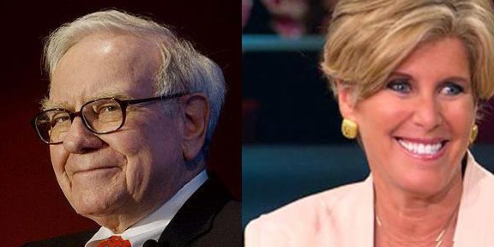 Real Estate Advice – Suze Orman or Warren Buffett?